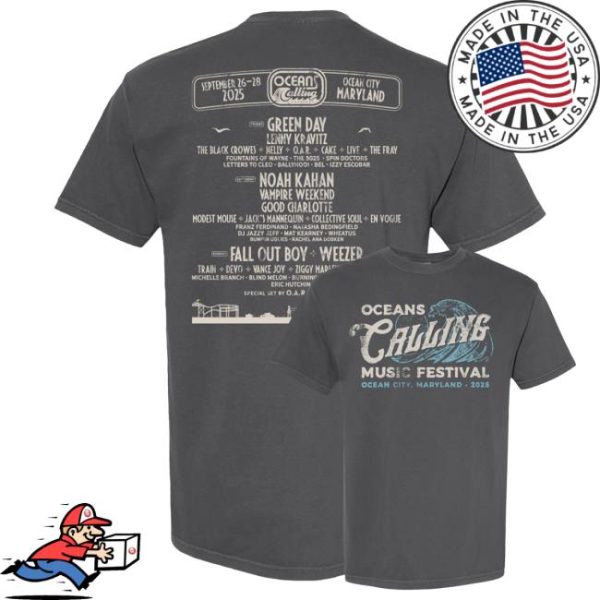 kenny Oceans Calling Festival Wave Lineup Shirt