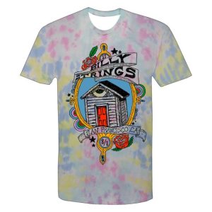 kenny Official Billy Strings Merch Shop Store San Francisco House Tie Dye Shirt