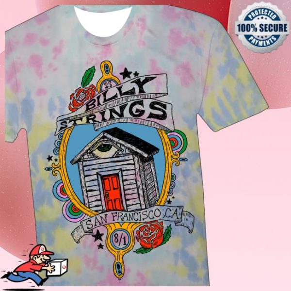 kenny Official Billy Strings Merch Shop Store San Francisco House Tie Dye Shirtss