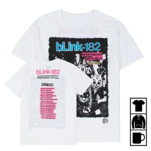 kenny Official Blink182 Merch Shop Store Missionary Impossible Tour White Shirt