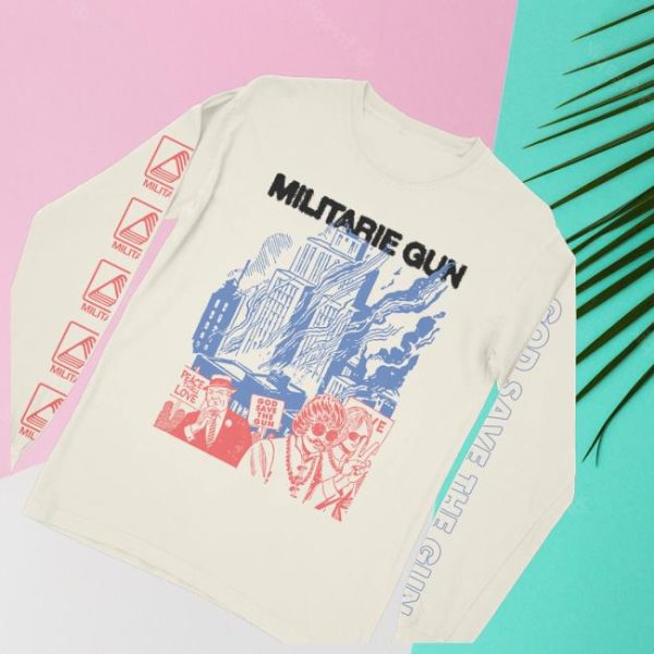 kenny Official Bodega Loma Vista Merch Store Shop God Save The Gun Long Sleeve Shirts