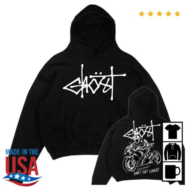kenny Official Ghost Racing Merch Shop Store BW V2 Hoodiex