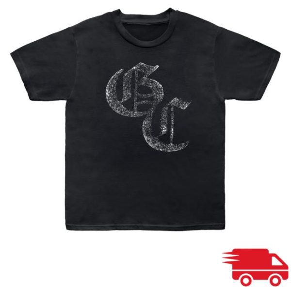 kenny Official Goodcharlotte Merch Shop Store Good Charlotte Text Stone Wash Shirt