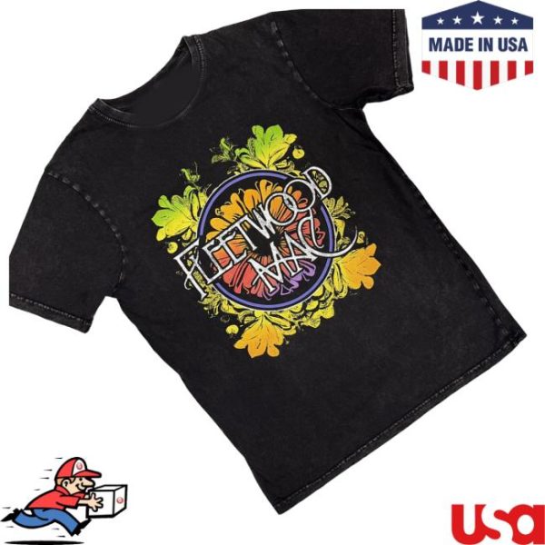 kenny Official House Of Merch Shop Fleetwood Mac Unisex Stone Wash Shirts