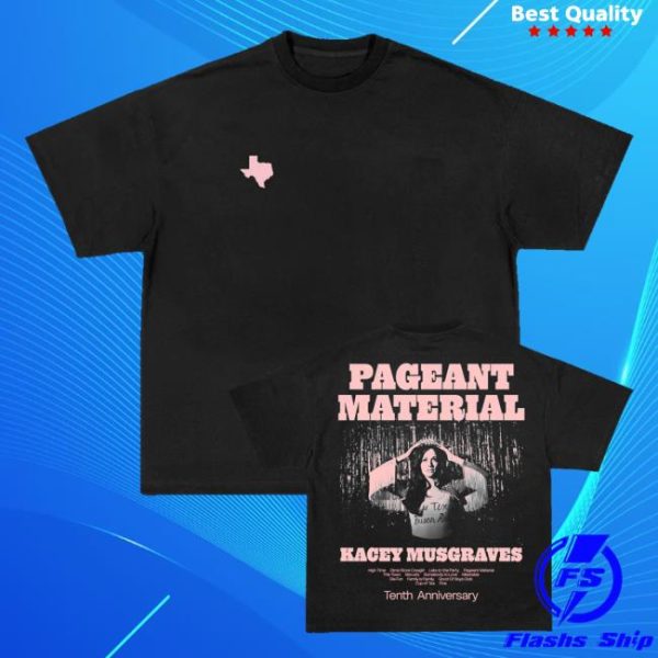 kenny Official Kacey Musgraves Merch Store Shop Pageant Material 10Th Anniversary Shirt