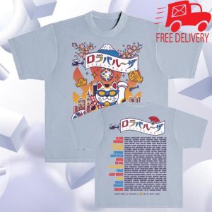 kenny Official Lollapalooza Merch Shop Store Lucky Cat Lineup Shirt