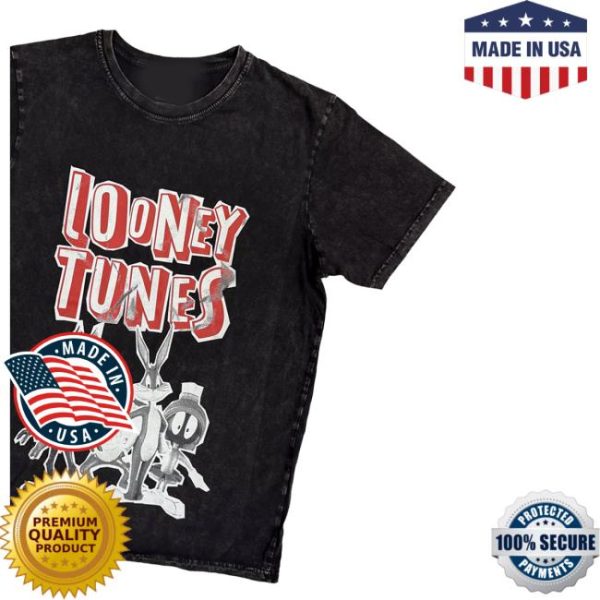 kenny Official Looney Tunes Unisex Stone Wash Shirtsc