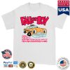 kenny Official Summer Sonic Merch Store Shop Fall Out Boy Racing Through The City Windows Down In The Back Of Yellow Checkered Cars Shirt