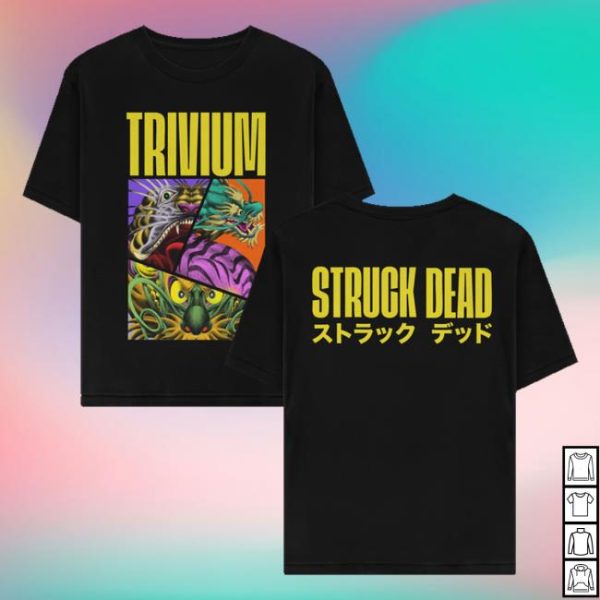 kenny Official Trivium Merch Shop Store Struck Dead Black Shirt