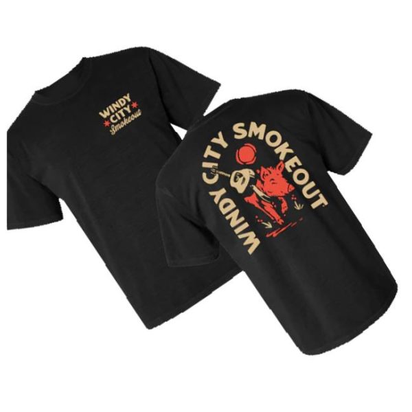 kenny Official Windy City Smokeout 2025 Black Pig Shirts