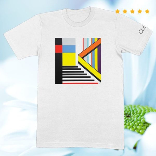 kenny Omd Merch First Edition Bauhaus Staircase Design Shirt