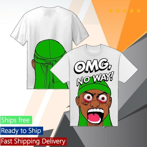 kenny Omg No Way Merch Store Apple Green White Shirtss