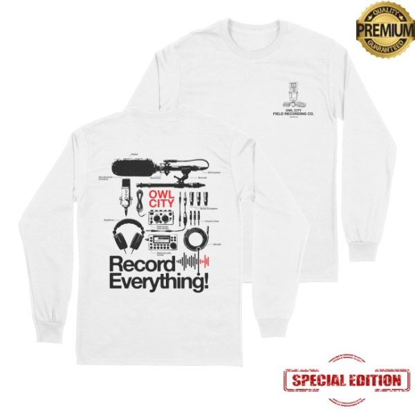 kenny Owl City Merch Store Record Everything Long Sleeve