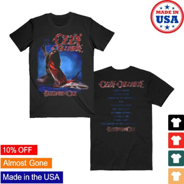kenny Ozzy Merch Store Blizzard Of Ozz Tracklist Shirts