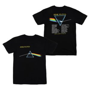 kenny Pink Floyd Merch Dark Side Of The Moon North America Tour 1973 Double Sided Shirt0