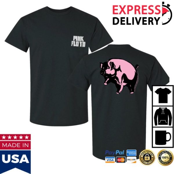 kenny Pink Floyd Merch Store Animals Pink Pig Pocket Shirt