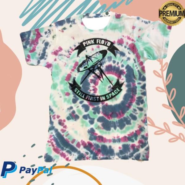 kenny Pink Floyd Merch Store Shop Still First In Space Tie Dye T Shirt