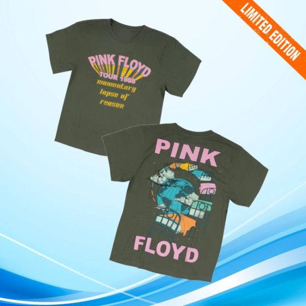 kenny Pinkfloyd Shop Momentary Lapse Of Reason 1988 Tour T Shirtv