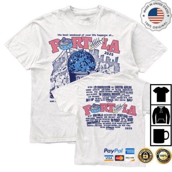 kenny Portola Music Festival Merch Shop Store Dumpster Disco Shirt