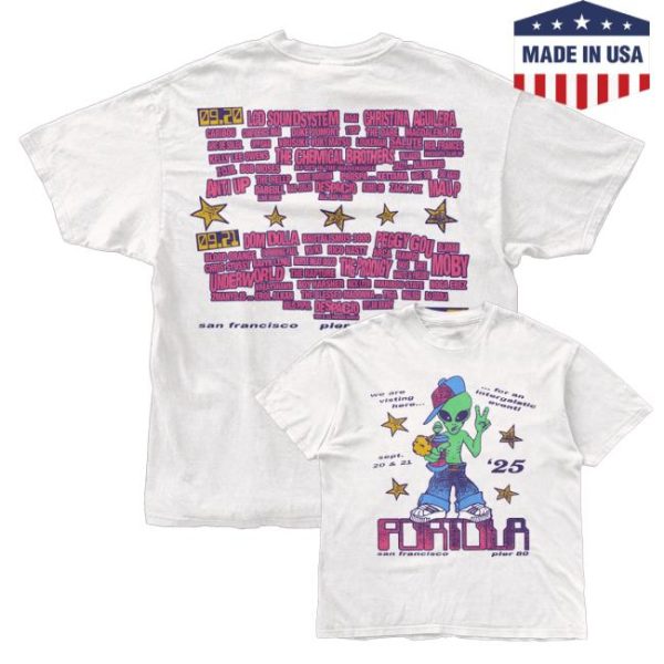 kenny Portola Music Festival Merch Shop Store Intergalactic Visitor Shirt