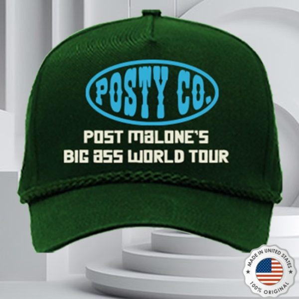 kenny Post Malone Official Shop The Big Ass World Tour Hat