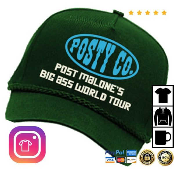 kenny Post Malone Official Shop The Big Ass World Tour Hats