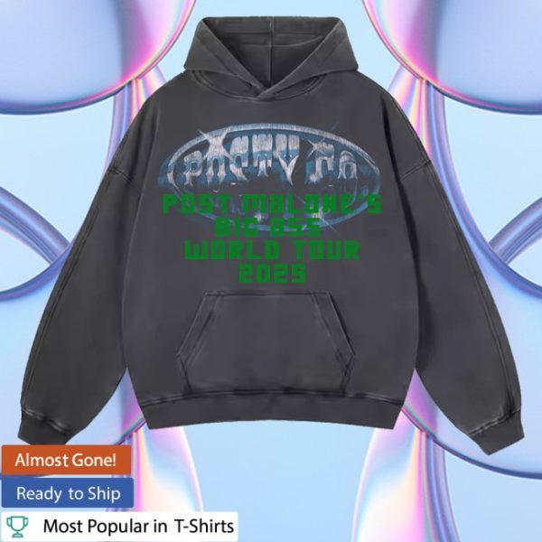kenny Post Malone Official Shop The Big Ass World Tour Hoodie