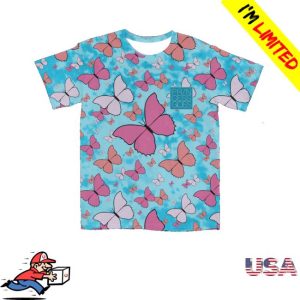 kenny Princessgoes Merch All Over Butterfly Tee kenny Princessgoes Merch All Over Butterfly Tee
