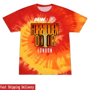 kenny Pro Wrestling Tees Merch Store Aew Forbidden Door 2025 Tie Dyed Event Tee 1