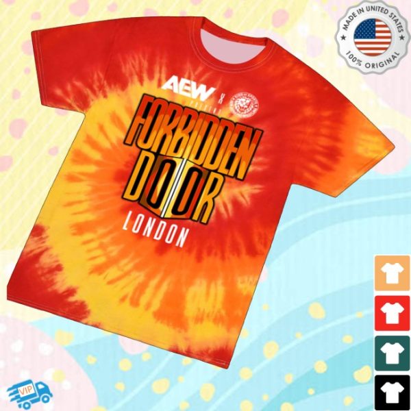 kenny Pro Wrestling Tees Merch Store Aew Forbidden Door 2025 Tie Dyed Event Tees 1