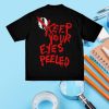 kenny Qotsa Merch Store Keep Your Eyes Peeled Black Shirts