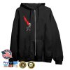 kenny Qotsa Merch Store Lightning Bolt Black Zip Hoodie