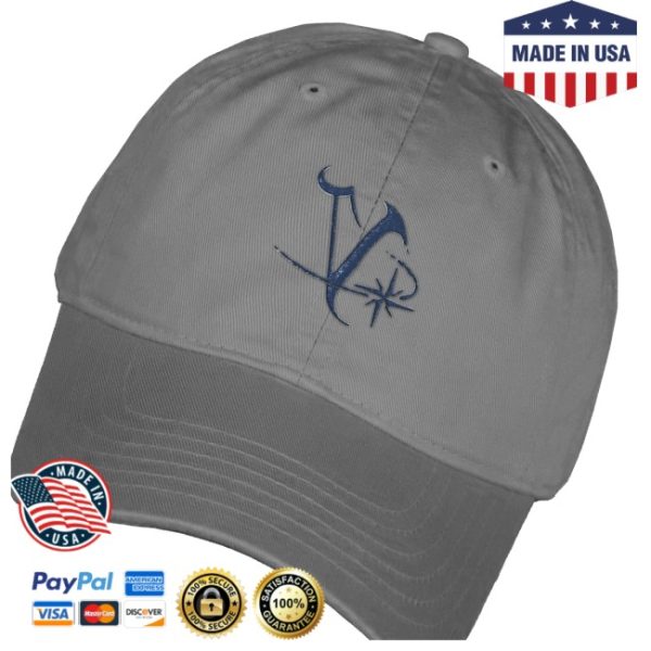 kenny Quadeca Merch Store Quadeca Vanisher Embroidered Grey Hats