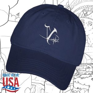 kenny Quadeca Merch Store Quadeca Vanisher Embroidered Navy Hats kenny Quadeca Merch Store Quadeca Vanisher Embroidered Navy Hats