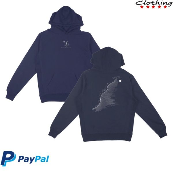 kenny Quadeca Merch Store Vanisher Navy Blue Hoodiess