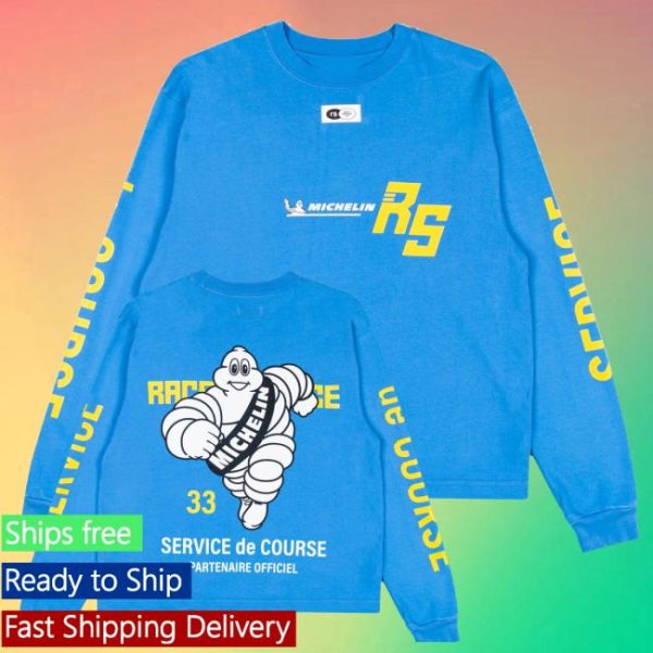 kenny Race Service Merch Shop Store Michelin Service De Course Long Sleeve Shirt 1