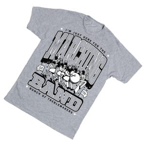 kenny Raygun Merch Marching Band Max Collegiate Grey Shirt1 kenny Raygun Merch Marching Band Max Collegiate Grey Shirt1