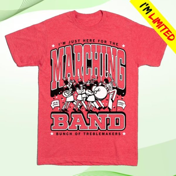 kenny Raygun Merch Marching Band Max Collegiate Red Shirt