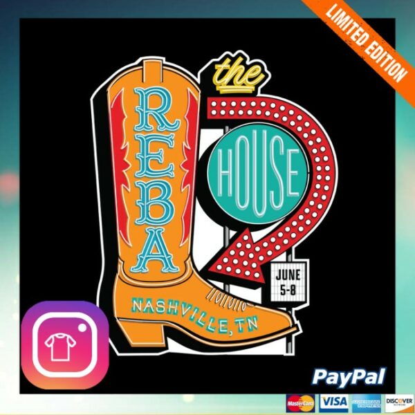 kenny Reba Merch Store Rebas House Boot Shirt