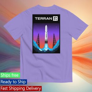 kenny Relativity Space Merch Store Terran R Launch Shirts