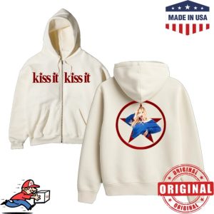 kenny Renee Rapp Official Store Kiss It Zip Hoodieds kenny Renee Rapp Official Store Kiss It Zip Hoodieds