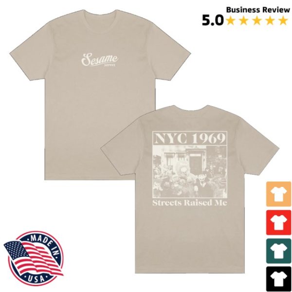 kenny Retrokid Merch Store Sesame Street Raised Me Sand Shirtss