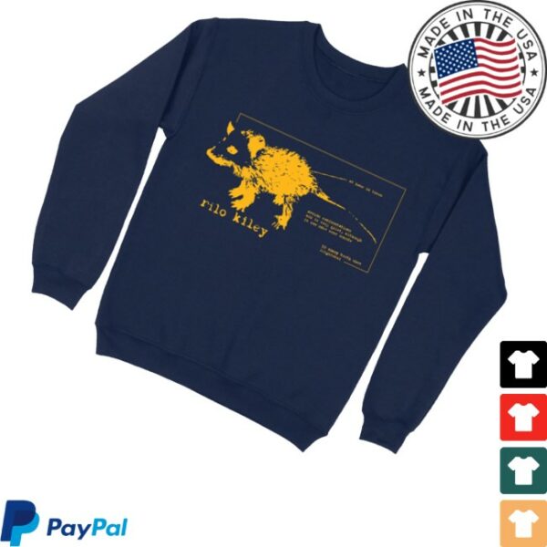 kenny Rilo Kiley Merch Store Schematic Possum Sweatshirts