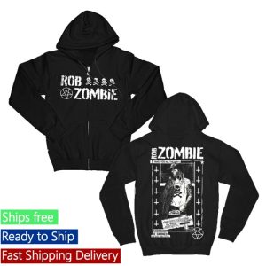 kenny Rob Zombie Merch Devil Movie Zip Hoodie0