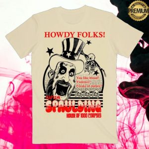 kenny Rob Zombie Merch Howdy Folks Natural Tee