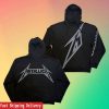 kenny Rock Off Trade Merch Metallica Unisex Pullover Hoodie M Bolt Black1