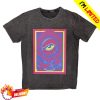 kenny Rock Off Trade Merch Primal Scream Unisex Stone Wash Shirt Psychedelic Eye Charcoal Grey