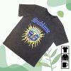 kenny Rock Off Trade Merch Sublime Unisex Stone Wash Shirt Sun Logo Charcoal Grey0