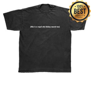 kenny Royel Otis Merch Store This Is A Royel Otis Hickey Merch Tee Black Shirt