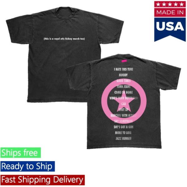 kenny Royel Otis Merch Store This Is A Royel Otis Hickey Merch Tee Black Shirtss